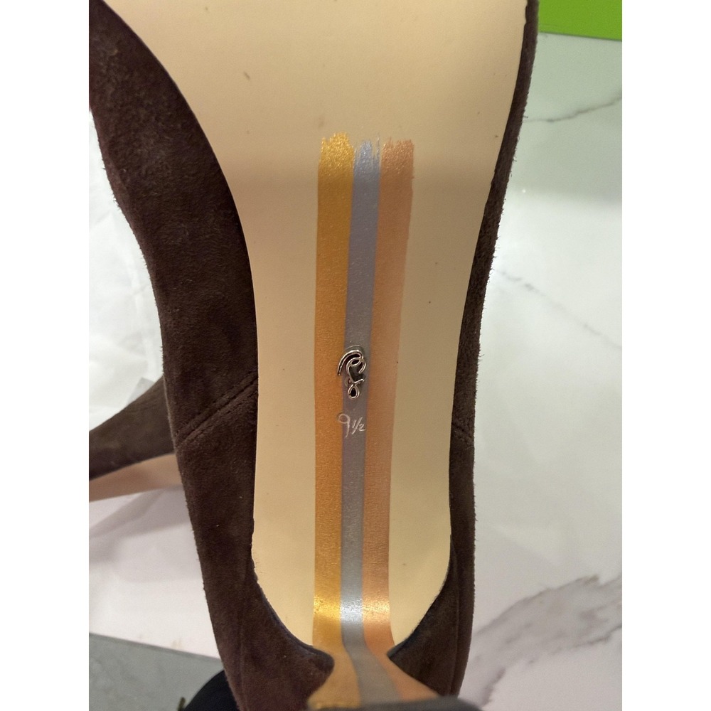 Sam Edelman Boots Womens Size 9.5 Brown Suede Western Ankle Stiletto Pointed - Picture 6 of 9
